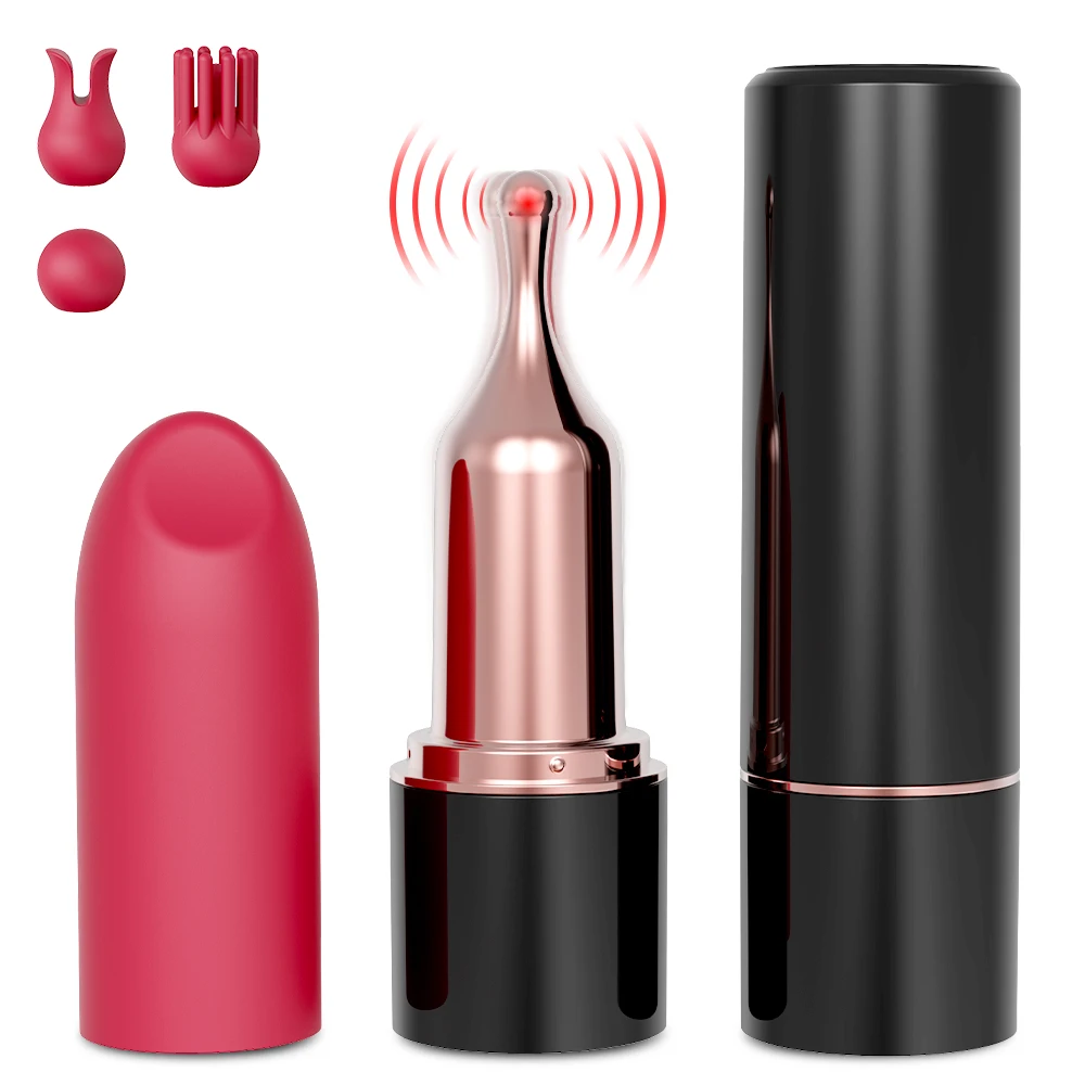 Mini Bullet Lippenstift Vibrator für Frauen Nippel Stimulation der Klitoris Schneller Orgasmus Weibliche Erwachsene Masturbation Sexspielzeug für Frauen