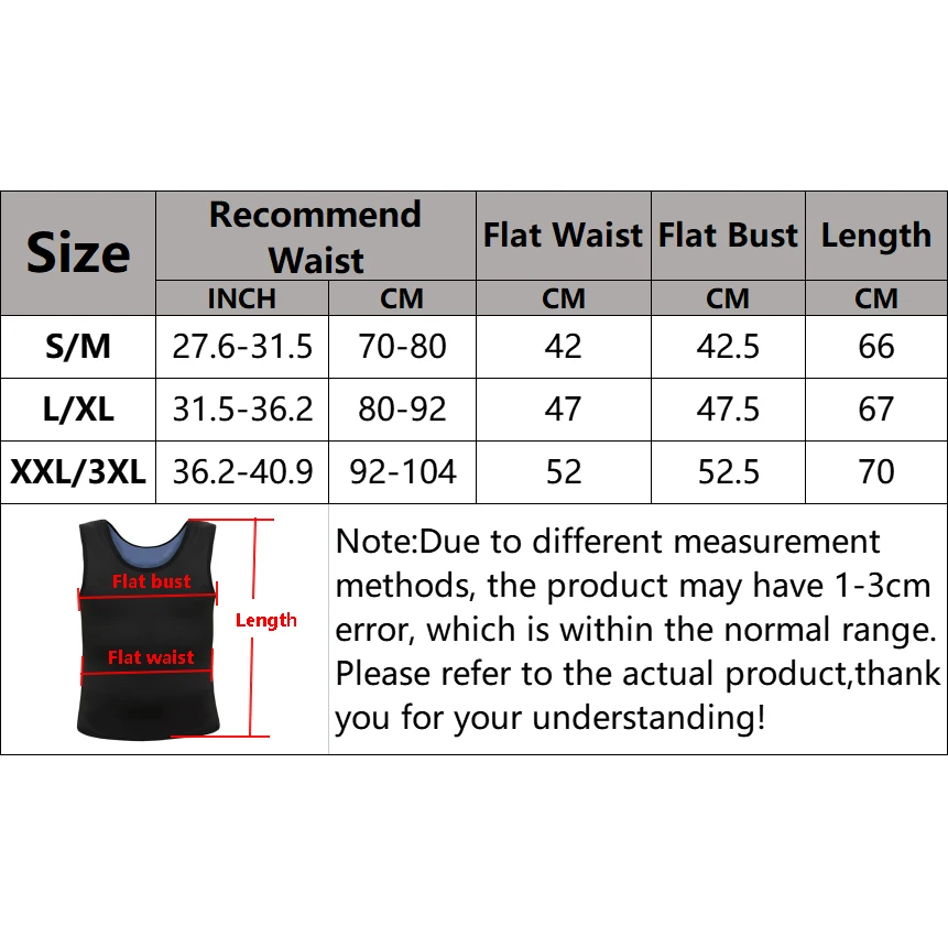 Men Fitness Sauna Sweat Vest Heat Trapping Sportswear Fat Burning Shaper Waist Slimming Sauna Suit Workout Compression Tank Tops Best Sellers In Sports & Entertainment