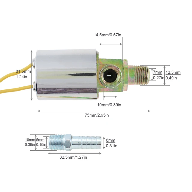 12V 24V Magnetventil Luf thorn ventil Hochleistungs-Elektro ventil 1/4 Zoll  npt für Zug-LKW-Lufthorn-Kits - AliExpress