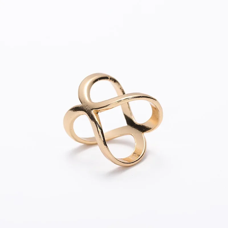 Cross Scarf Clip X Shape Metal Shawl Brooch For Women Hollow Bow Scarves Buckle Holder Clothing Accessories shawl brooch