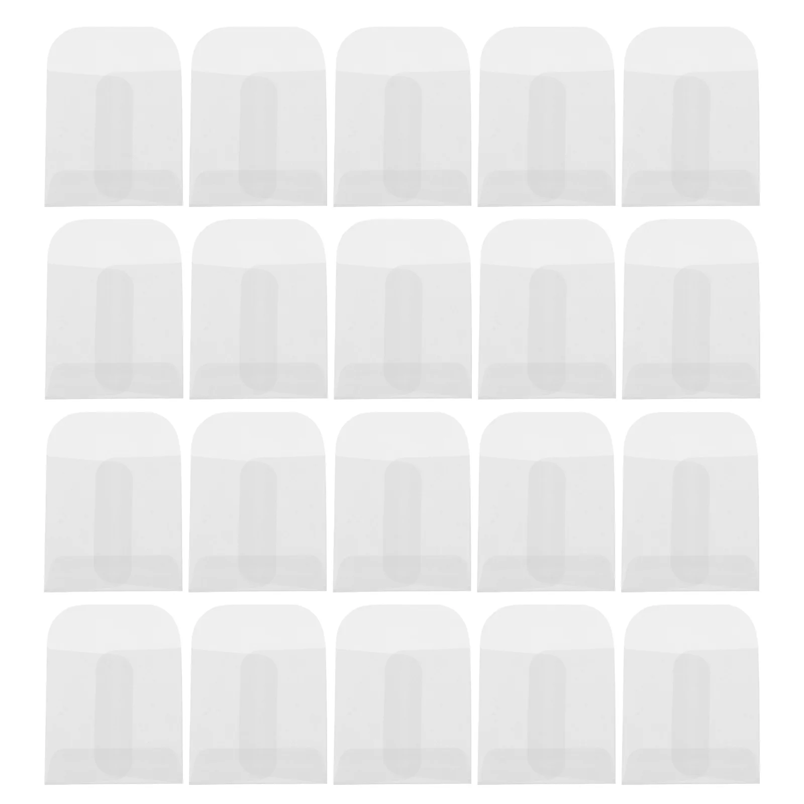 

50 Pcs Jewelry Envelope Bag Hangtag Pouches Stamps Envelopes Labels Necklace Litmus Paper Mini Picture