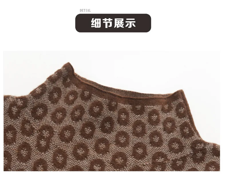 Pullover Koreanische Mode Grundlegende Gestrickte Tops Frauen Pullover Herbst Winter Neue Lange Hülse Weibliche Kleidung Drucken Pull Weibliche – Detail 10