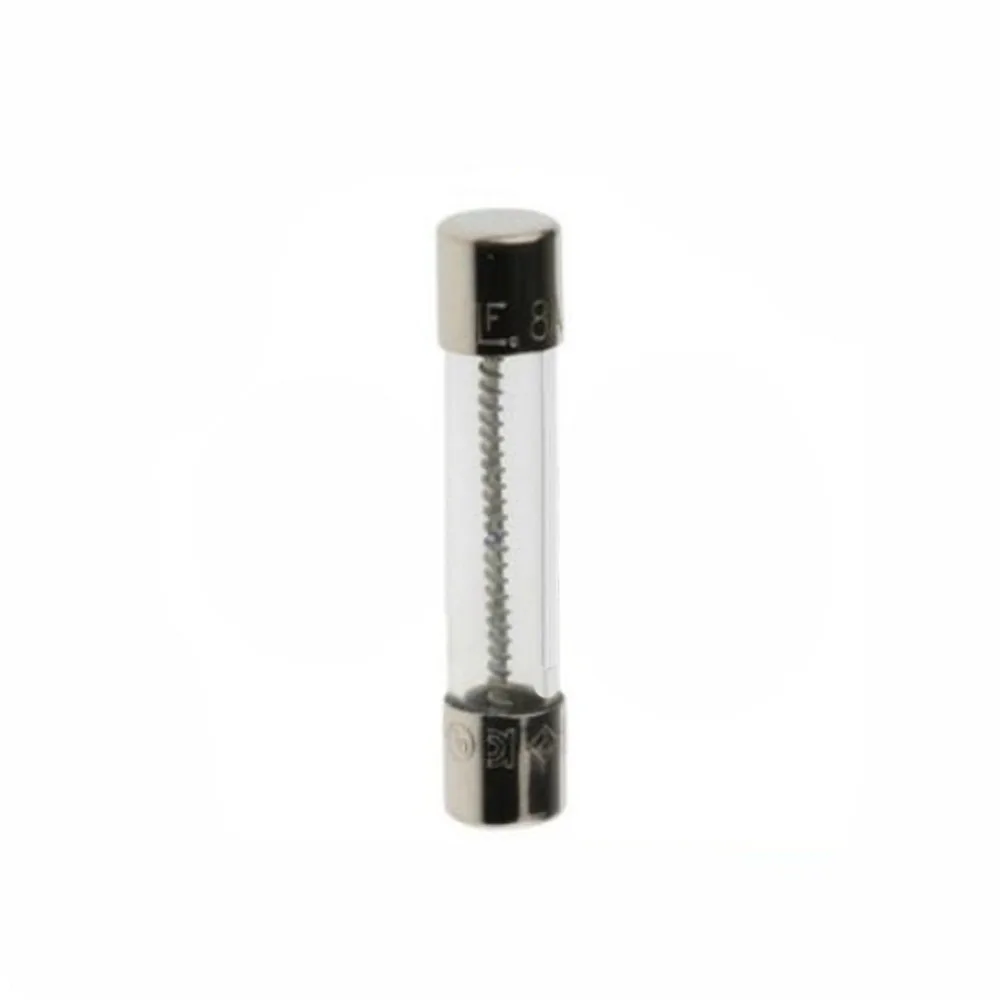 

T8AL250V 6x30 mm 8A 250V Slow Blow Fuses 8 amp 250 Volt 0.24 x 1.18 Inch Glass Tube Time-delay Fuses(Pack of 10 Pcs)