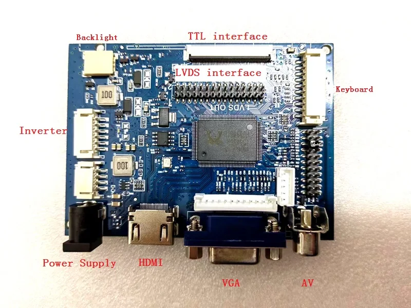 6.5 ġ LCD ũ , AT065TN14 800x480 ̹ , ġ ũ ŰƮ ȣȯ-HDMI VGA 2AV Ʈѷ , ǰ