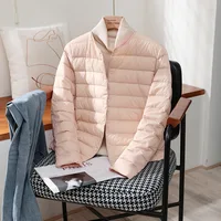 2023 New Arrivals Autumn Winter Warm Women White Duck Down Slim Jackets Female Fashion Ultra Lightweight Packable Puffer Coats - Image 4