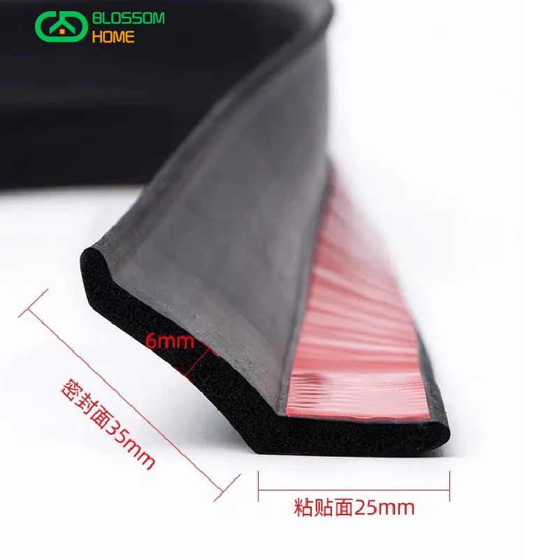 Roller Shutter Door Sealing Strip Flip Door Bottom Seal Rubber Block Anti-rat Seal Waterproof Garage Shutter Bottom door seal strip sealing strip tape sealing strip rubber seal strip rubber door weatherstripping door weatherstripping