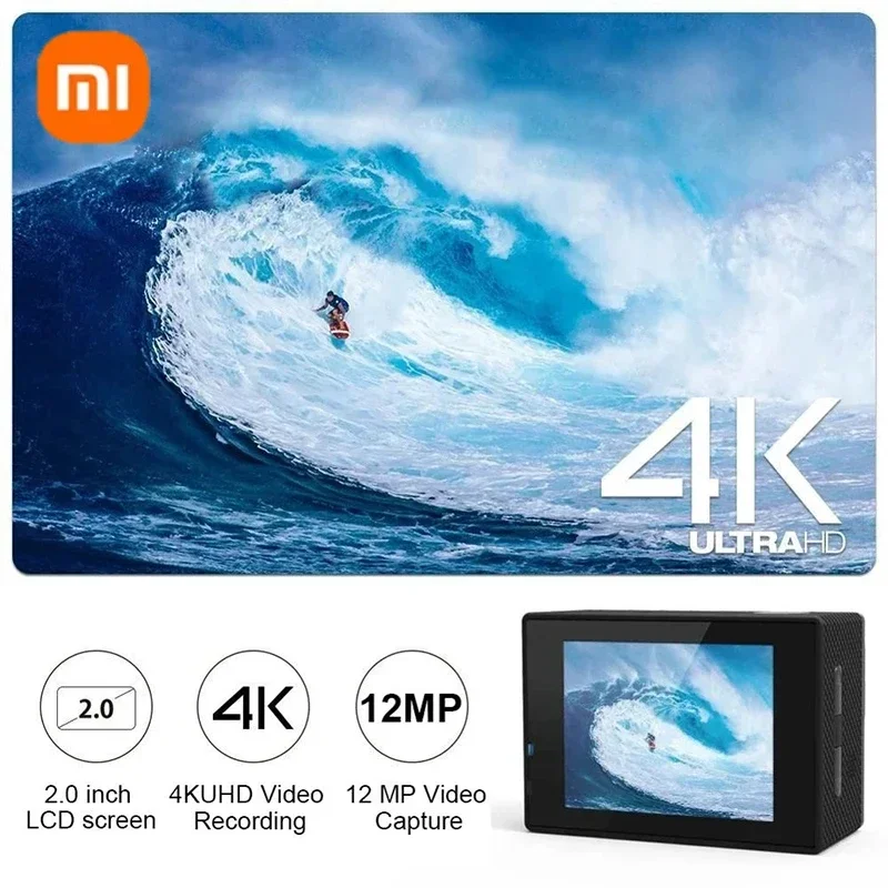 XIAOMI Ultra Action Camera HD 4K/30fps WiFi 2.0" 170D Underwater Waterproof  Video Recording Cameras Sports Bicycle Vlog New 2