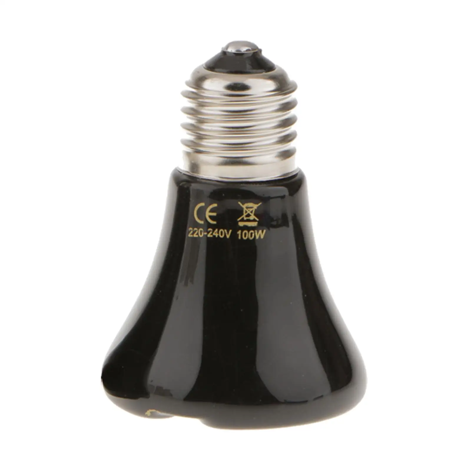 2-4pack E27 T-Shape Thickened Reptile Ceramic Infrared Lamp Heat Light Bulb -