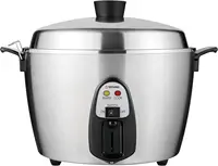 11-Cup Multi-Functional Stainless Steel Rice Cooker - Silver Durable 18/8 Food Grade 304 Stainless Steel Inner Pot and Outer Pot 1