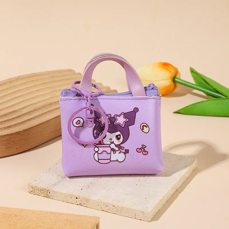 Porte-monnaie Hello Kitty Mini Pochette - Porte-clés, Rangement Pièces - Cadeau Kawaii - 10