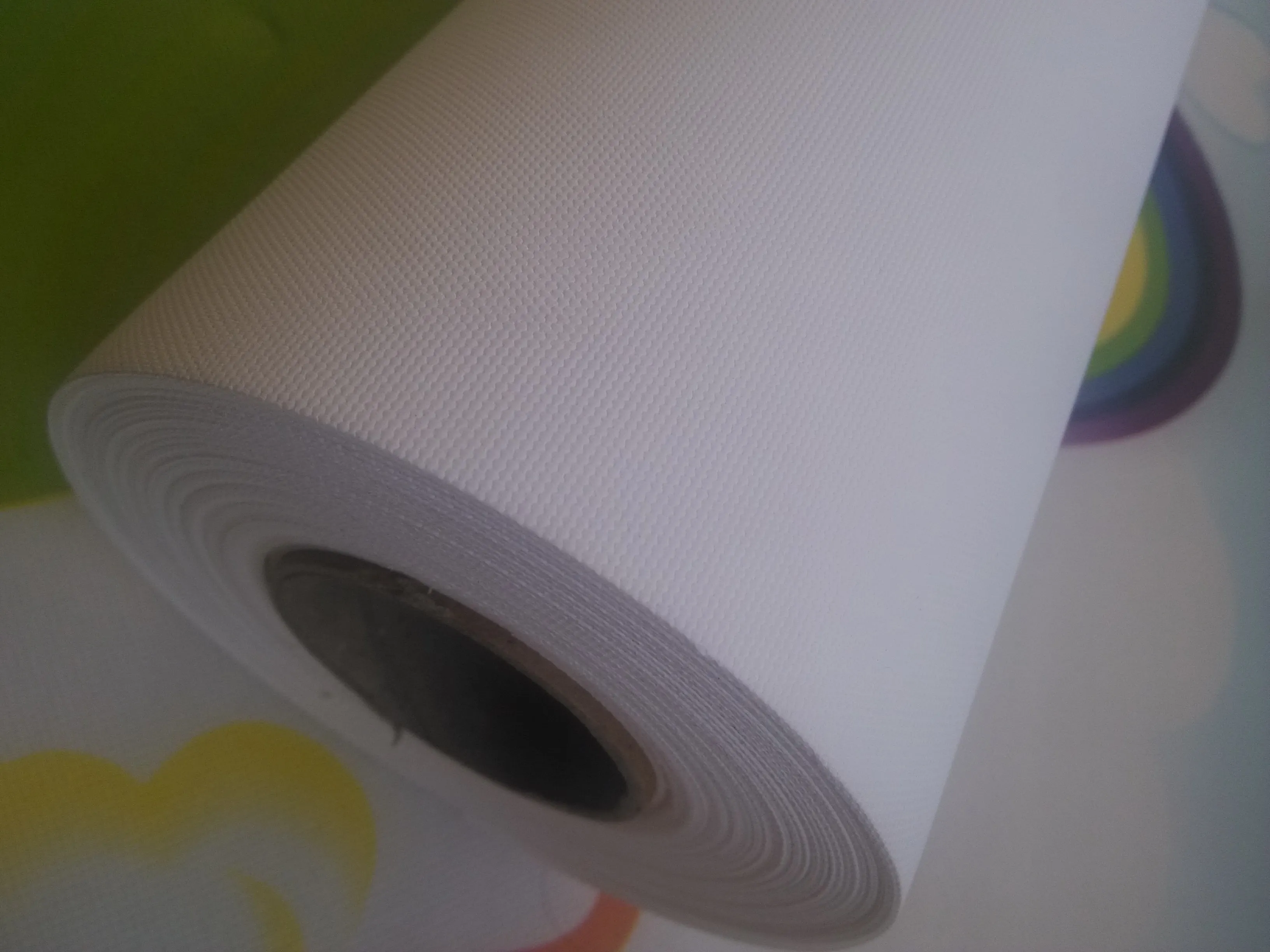 16in Water Resistance Matte Polyester Rolled Pigment And Dye Ink Printing Inkjet Canvas 41cm wide
