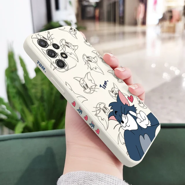 Classic Cartoon Case For Samsung A73 A53 A33 A23 A13 A03S A03 A52 A52S A51 A72 A71 A32 A31 A22 A21S A12 A02S A02 4G 5G Cover White 1