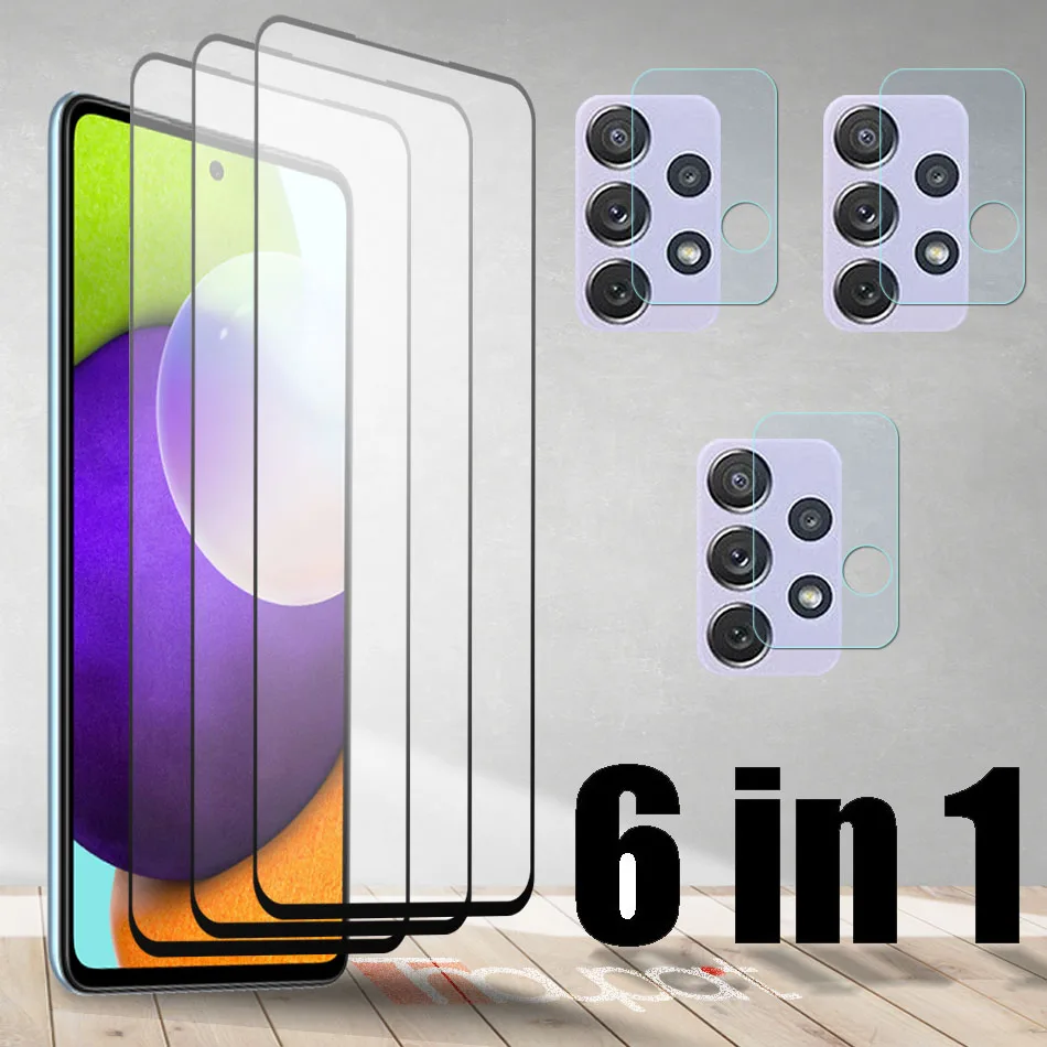

Tempered Glass For Samsung Galaxy A53 5G A73 A23 M53 M23 M33 A 13 Screen Protector + Camera Lens Film Glass For Samsung A13 4G