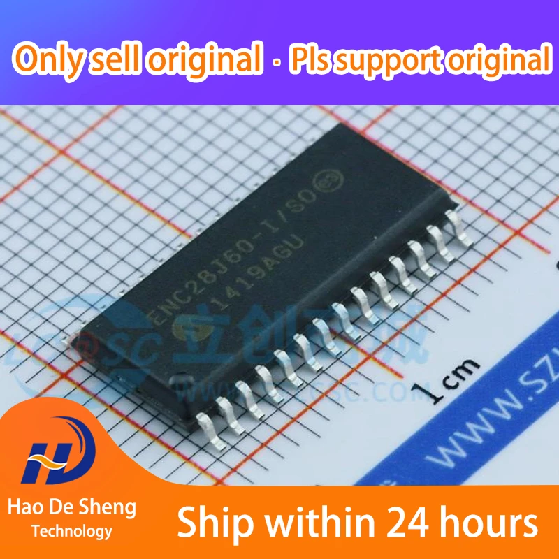 

10PCS/LOT ENC28J60-I/SO ENC28J60-I SOIC-28 New original in Stock