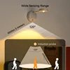 LED Wall Sconce,Human Body Sensing Night Light, Spotlight with 3 Color Temperature & 3 Brightness Level 180°Rotate, for Bedside 2