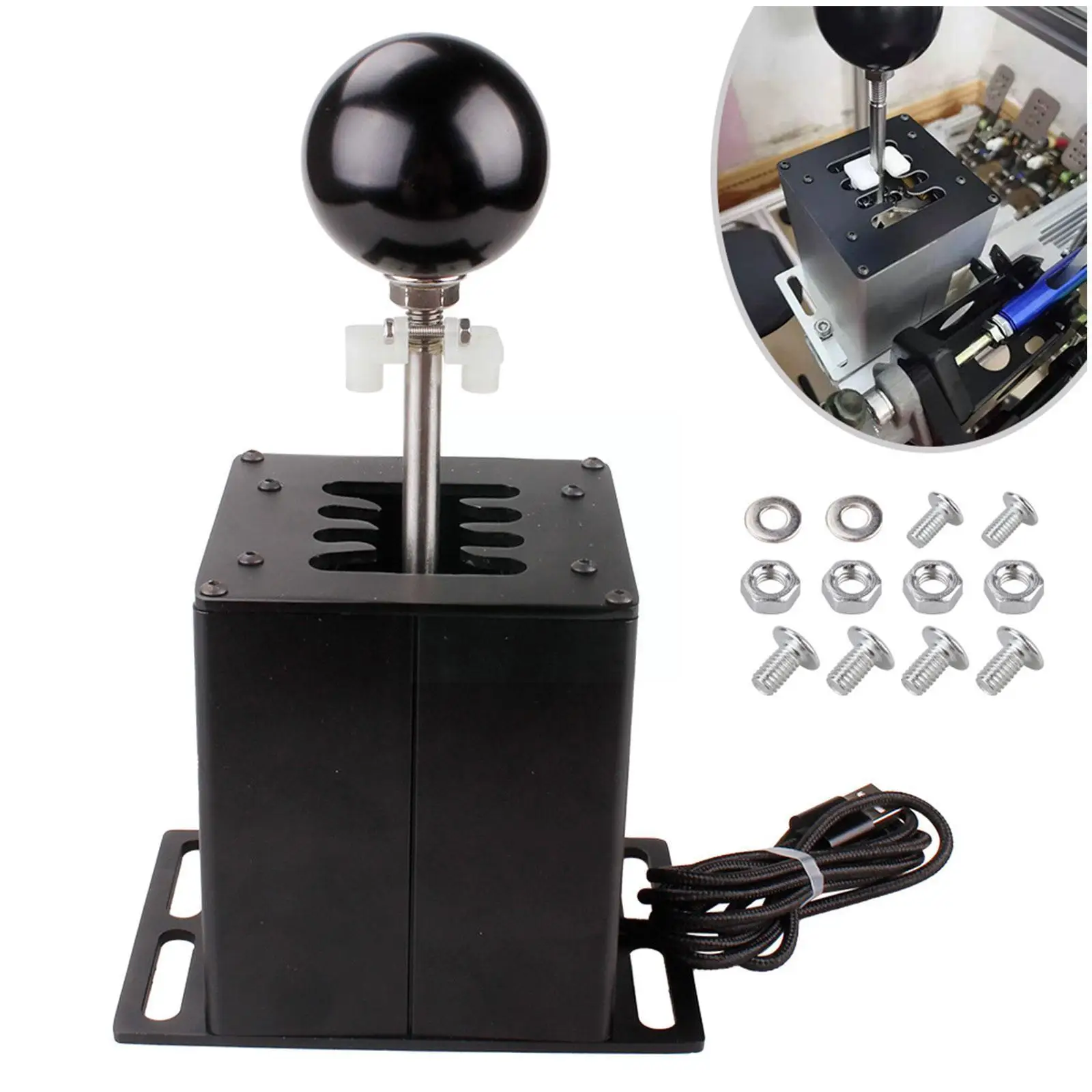 PC USB Simulation Game H Gear Shifter for Logitech G29/G25/G27/G920
