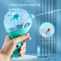 Water Gun Light Cartoon Spray Machine Bath Splashing Toys for Boys Kids Summer Outdoor Swimming Party Toy Children's Day Gifts 1