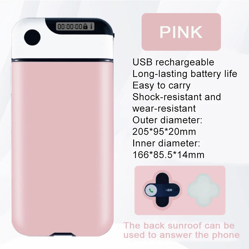 Mobile Phone Lock Box With Timer Self-discipline Timed Box for Students Smartphone Locking Case Safe Timed Lockbox For IPhone