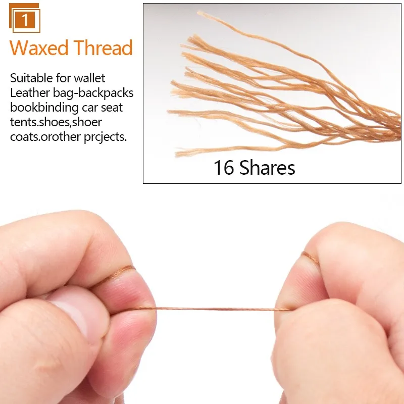 260M Waxed Thread Wax String Cord Sewing Craft Tool DIY Handicraft