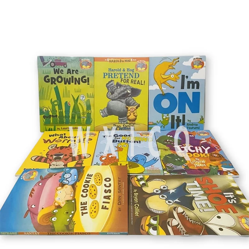 

The latest second season Little Pig and Elephant 8 English picture books interesting stories children's English fun reading book