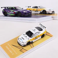 MJ 1:64 Supra A80 Z LBWK Elva Alloy Model Car 2