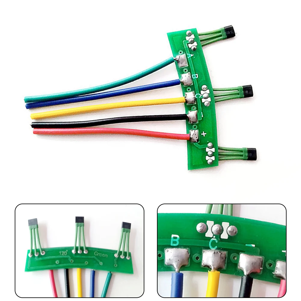 1pcs Electric Vehicles Motor Hall Sensor With Board Cable.5cm Circuit Board Hall Sensor Ebike PCB Hall Parts