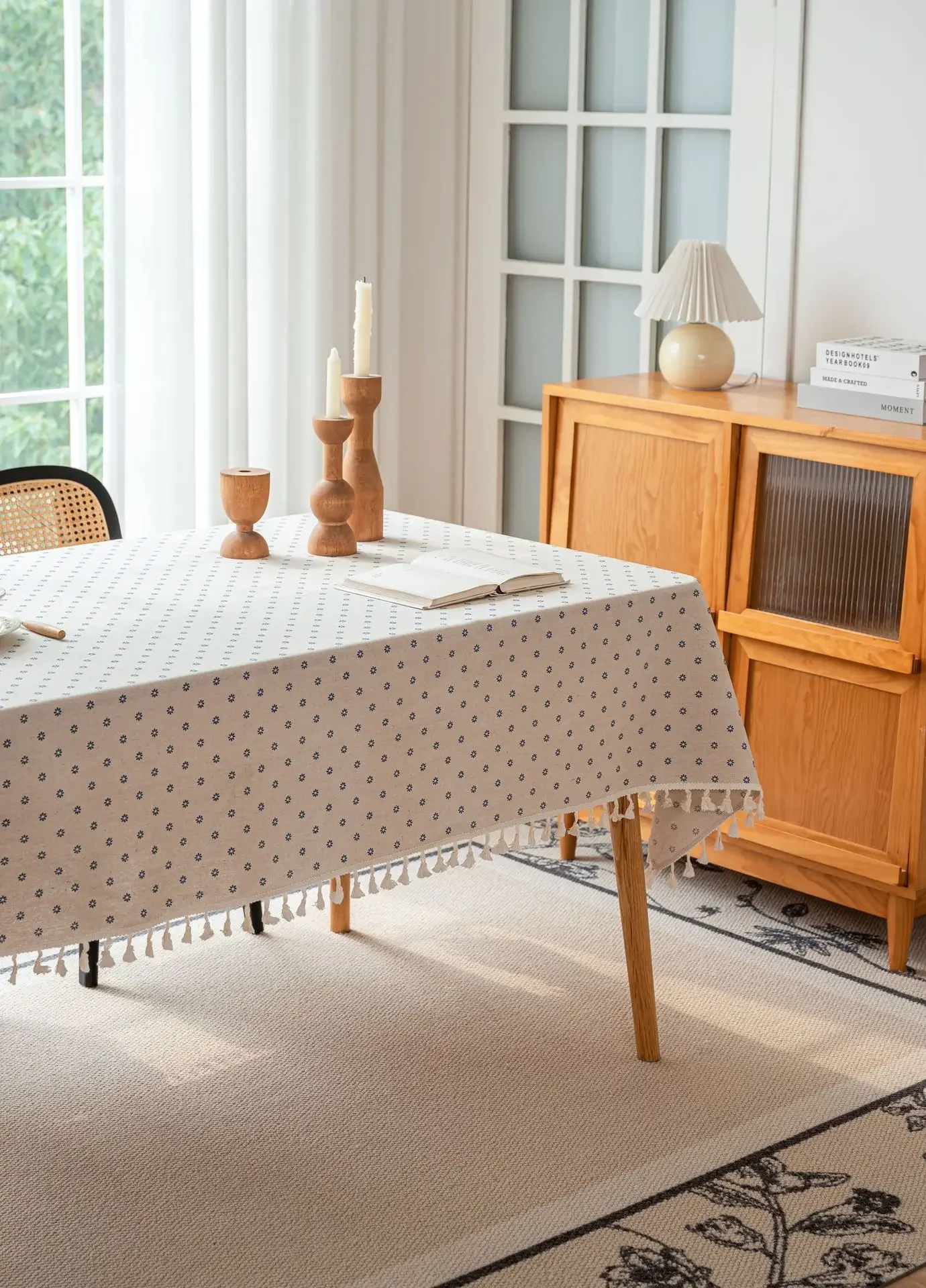 Tovaglia Vintage Francese A Righe Rosse In Cotone E Lino - 140x220 Cm. Lavabile In Lavatrice, Ideale Per Cucina, Sala Da Pranzo E Tavolo In Stile Country. Decoro Elegante E Rétro. - 2