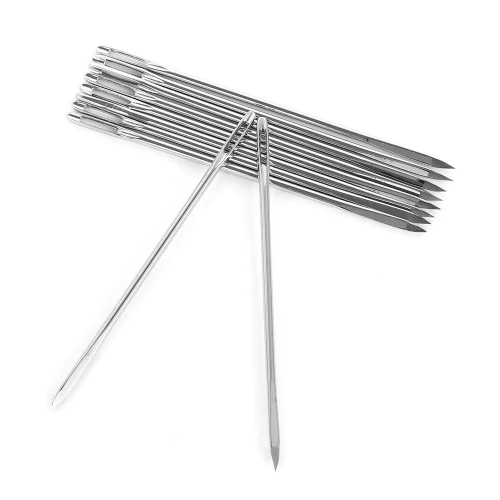 10PCSLeatherTriangularNeedlesStainlessSteelPinStitch