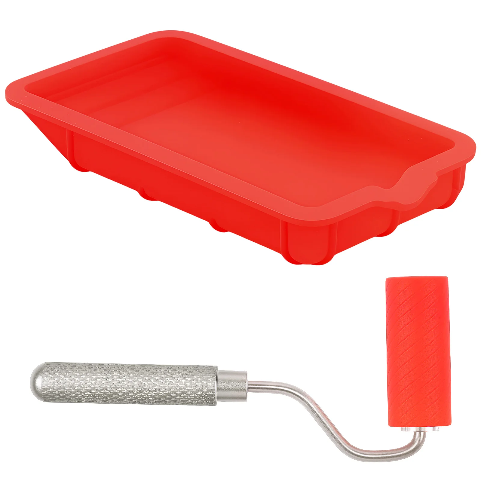 صينية طلاء قابلة لإعادة الاستخدام مجموعة الطلاء الخشب الغراء الأسطوانة وصينية كفاءة أداة نجارة أداة الطلاء مزيج للعمل الفني الحرفية