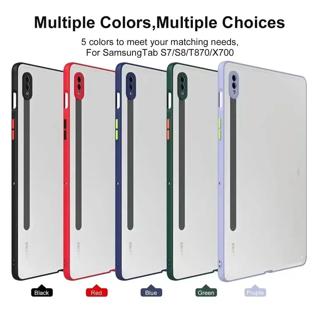 Matte Translucent Shockproof Hard Tablet Case Sleeve