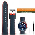 Blue W red silver