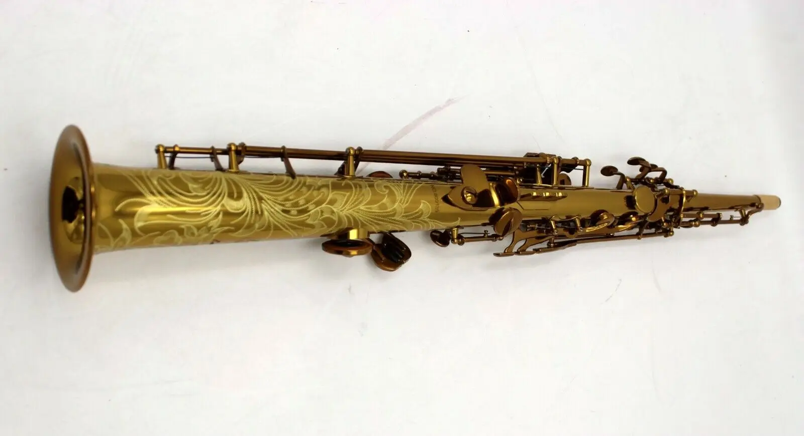 Eastern Music cognac Mark VI straight soprano saxophone sax soprano with case