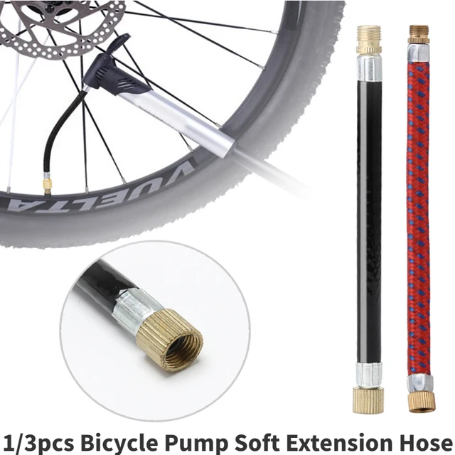 Embout de pompe à Air pour vélo, Tube d'extension de gonflage gonflable,  buse de Scooter, adaptateur de gonflage de pneus pour boule de vélo -  AliExpress