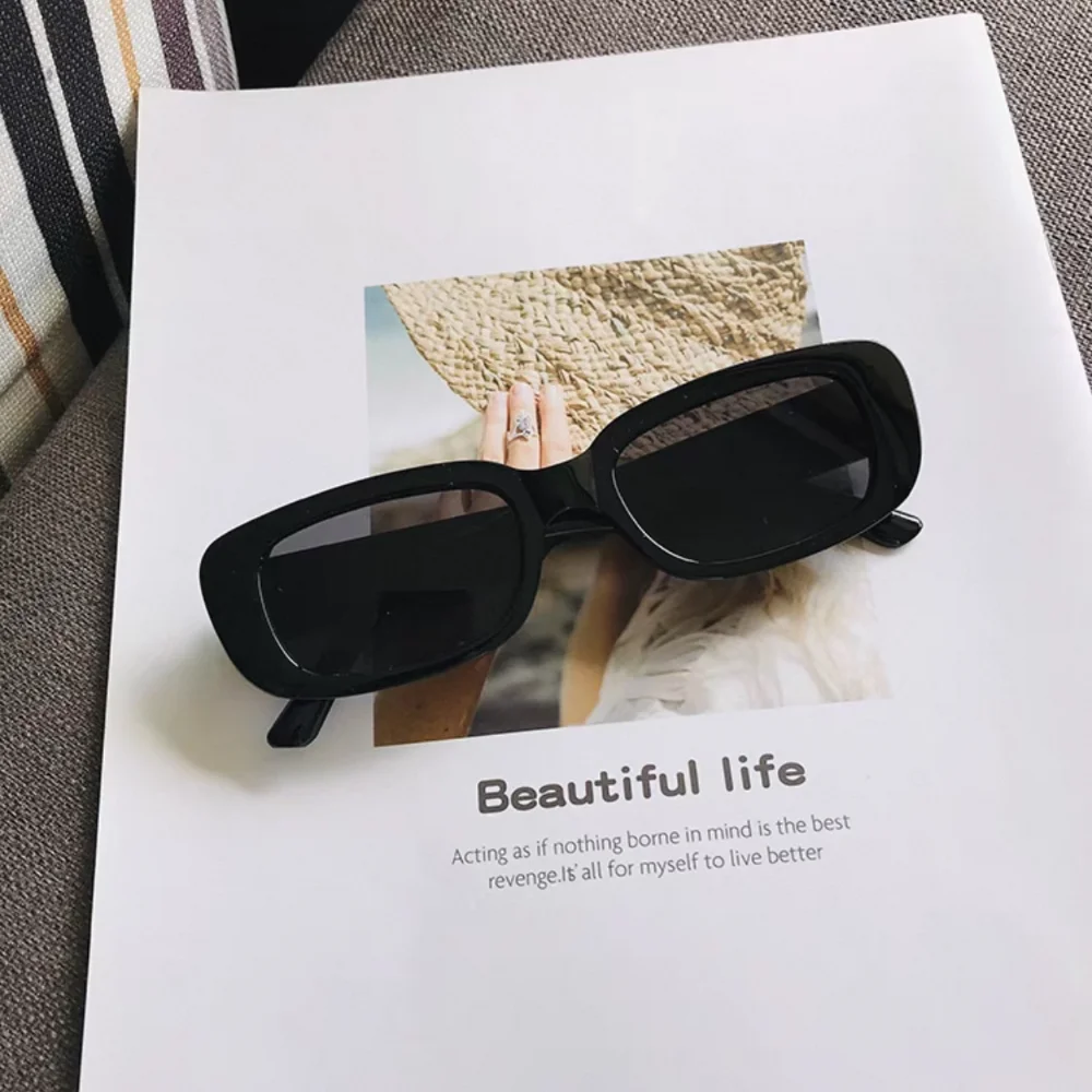 2025 New Fashion Summer small square frame Sunglasses Aesthetic Summer Shades Eyeglasses for Women Men