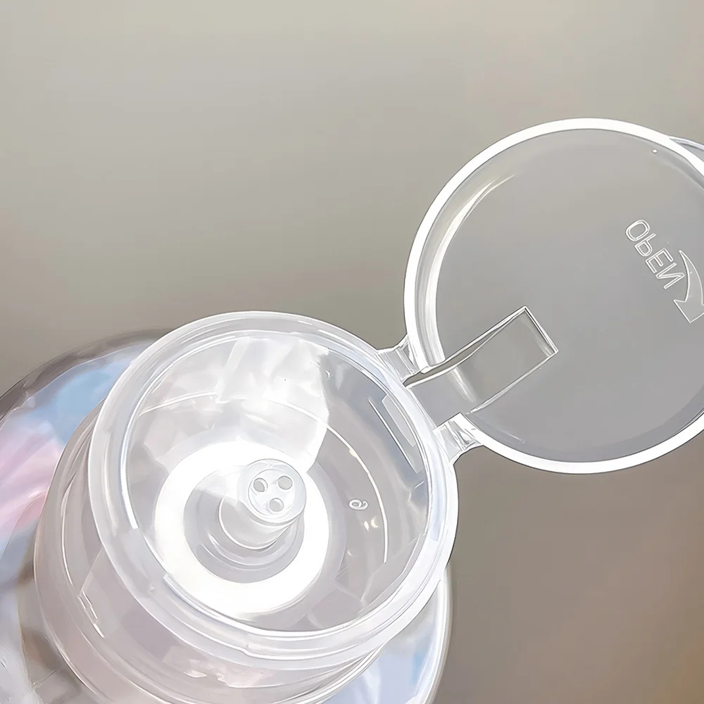 PET Lockable Nail Polish Storage Bottle with Pump Dispenser