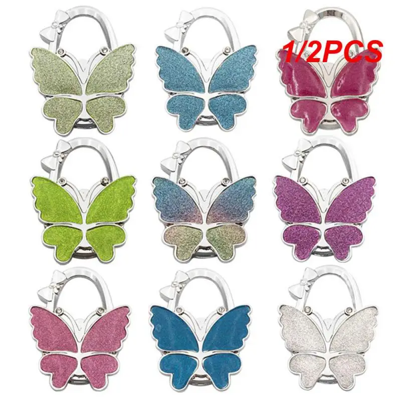 

Удобный Крючок Прочный износостойкий матовый Декор простая Красивая Складная бабочка Нежный портативный модный