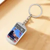 1/2pcs Trump 2024 Flag Key Ring Stainless Steel Shooting Makes Me Stronger Key Holder for Men Women Gifts for MAGA Supporters 2