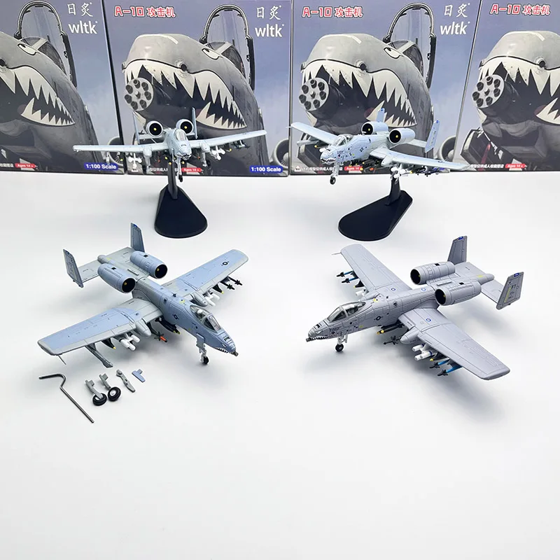 1/100 scale U.S. American Navy Army Attack A10 Aircraft Simulation Fighter Model Airplane Adult Children Toy For Collection