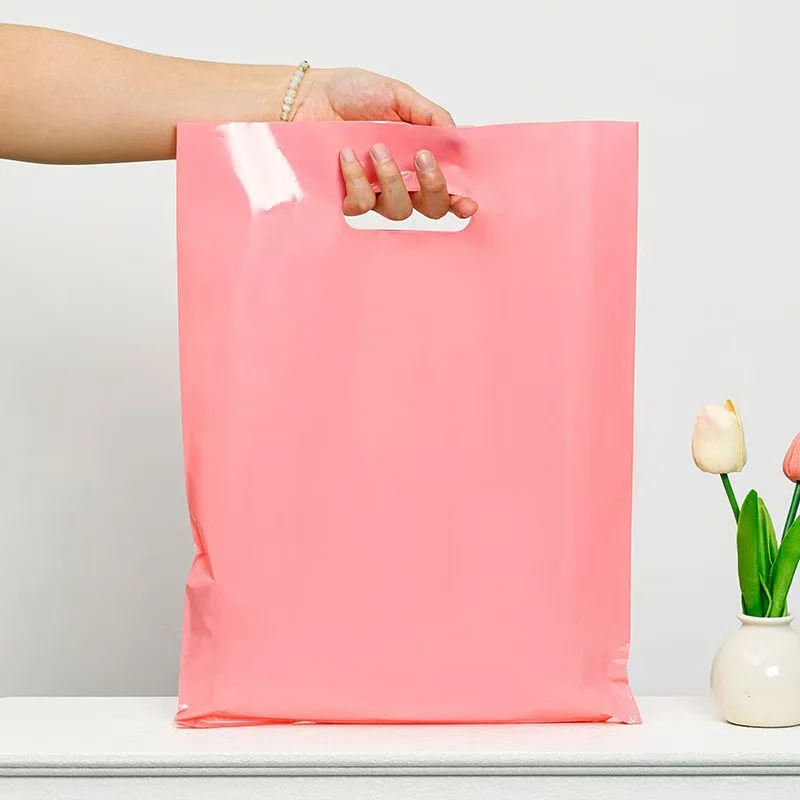 20 Stück/Set 15x20cm*20x28cm Leere Flache Plastiktüten Kleidung Einkaufstaschen Hochzeitsgeschenktüten für Kleinunternehmen Partyzubehör – Detail 12