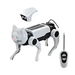 Mechanical Puppy DIY Assembly Puzzle Toy Robot Dog Toy Remote Control Robot Dog Robotic Puppy for Children Teens Boy Girls Gifts