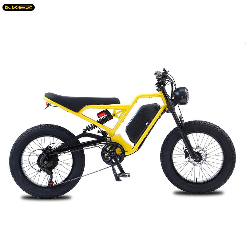 AKEZElectricBicycle18AH1500W48VAdultMountainEbike20Inch