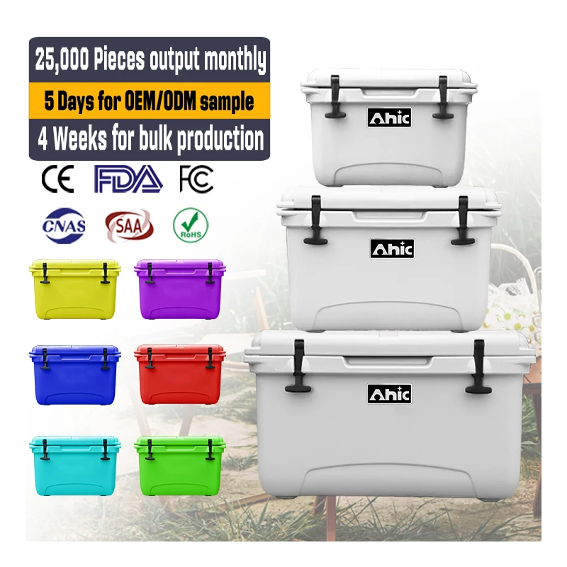AHIC RH35 Hot Selling Picnic Portable Ice Box Freezer Heavy Duty Ice Chest Insulin Cooler Box