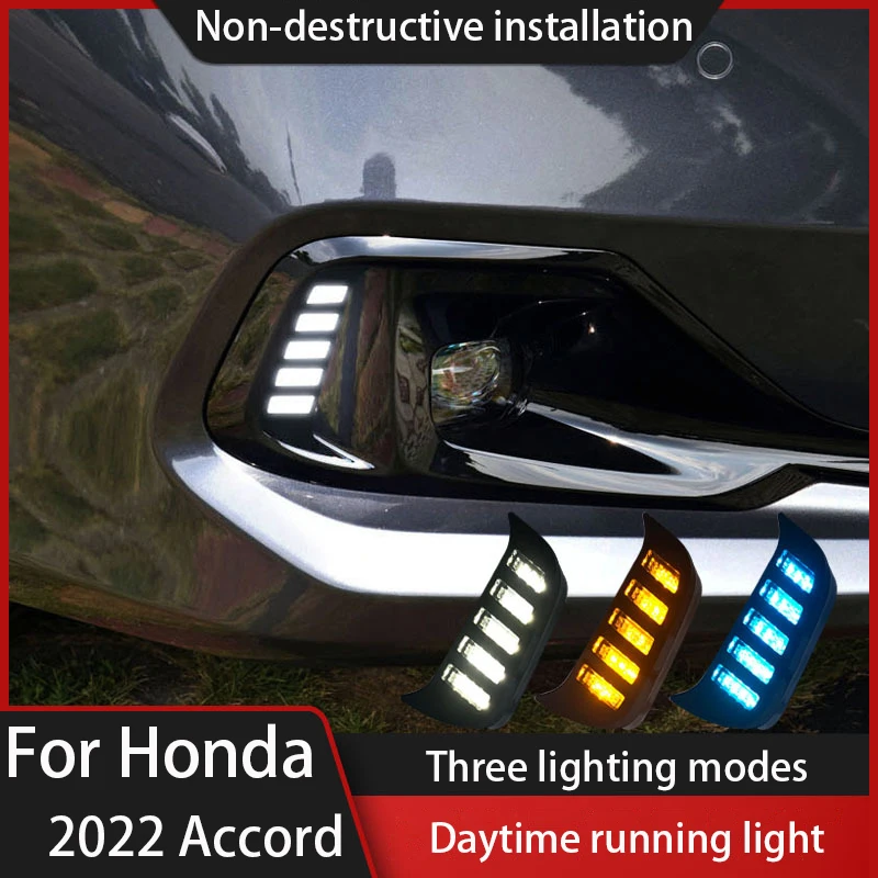 

Car LED daytime running lights tail lights rear bumper lights for Honda Accord 2016-2022 Accord Lamp Assembly Accessories