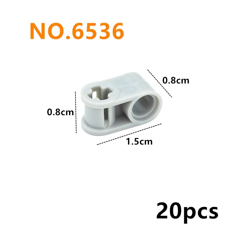 Enhanced Building Block Connector Accessories - Technical Parts for Creative Construction Toys