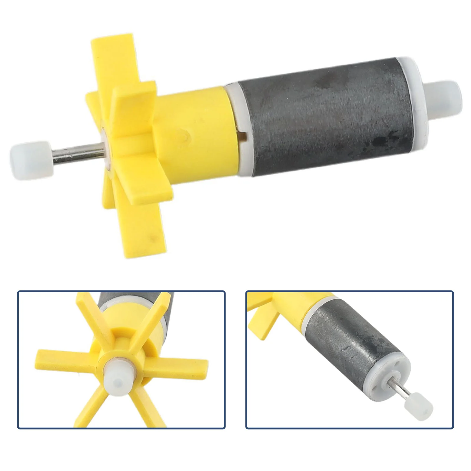 Girante con filtro di ricambio giallo per pompa dell'acqua, include pompa con cuscinetto ad albero in acciaio inossidabile per pompa con cuscinetto ad albero ROTOR  15
