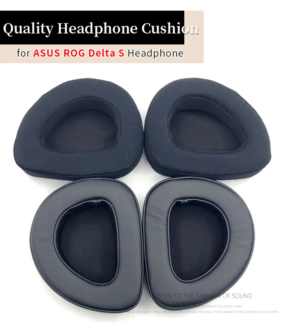 Ear Pads For ASUS ROG Delta S Headphone Cushion Delta S Elite Edition HeadBeam Cover Foam Earpads Sponge Earmuffs