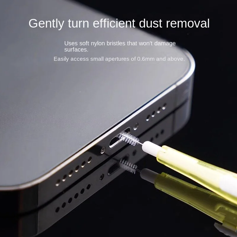 Universal Mobile Device Cleaning Kit with Dust Plugs and Brushes