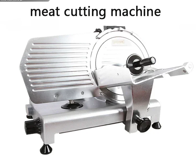 10 Inch Large Commercial Semi-automatic Meat Slicer 110V/220V Frozen Lamb Beef Meat Slicing Machine Grinder 2