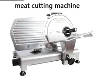 10 Inch Large Commercial Semi-automatic Meat Slicer 110V/220V Frozen Lamb Beef Meat Slicing Machine Grinder 2