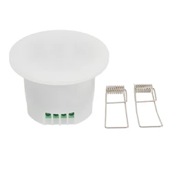 Advanced Ceiling Motion Detection Light Switch with High - Sensitivity MmWave Sensor (WHITE)
